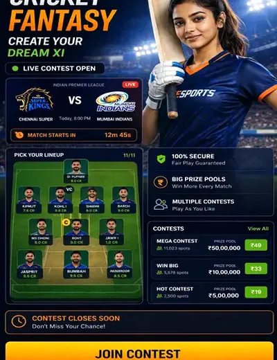Jaihorummyguru (jaiho rummy guru) fantasy cricket & matchday visual 3